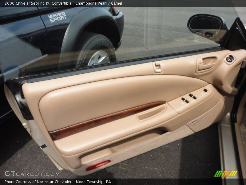 Champagne Pearl / Camel 2000 Chrysler Sebring JXi Convertible