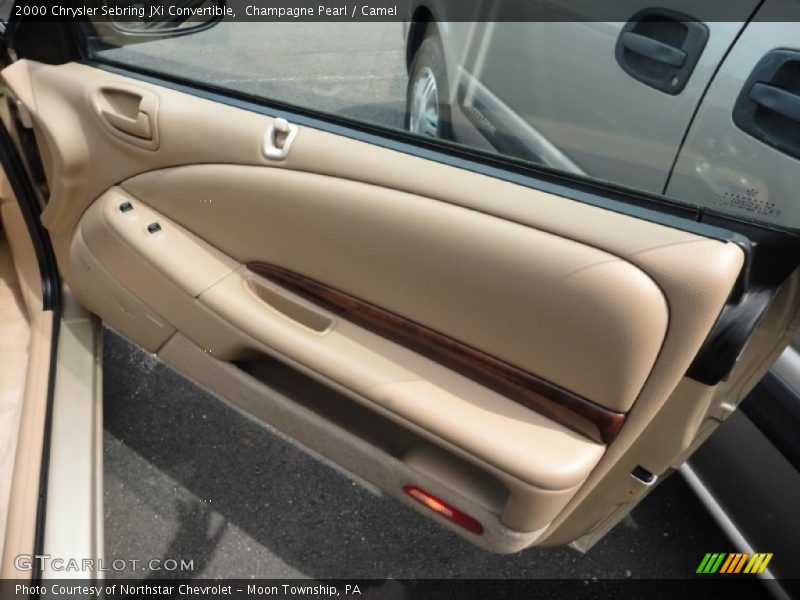 Champagne Pearl / Camel 2000 Chrysler Sebring JXi Convertible