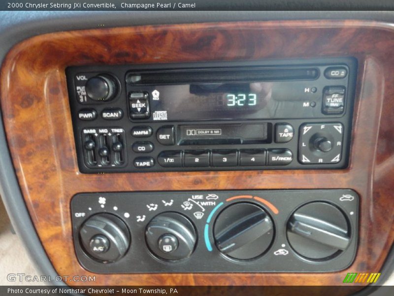 Champagne Pearl / Camel 2000 Chrysler Sebring JXi Convertible
