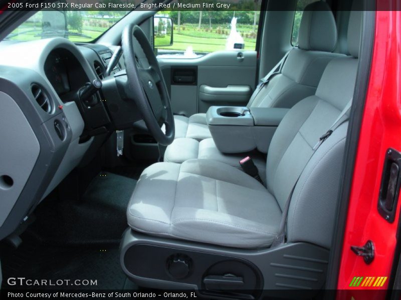  2005 F150 STX Regular Cab Flareside Medium Flint Grey Interior