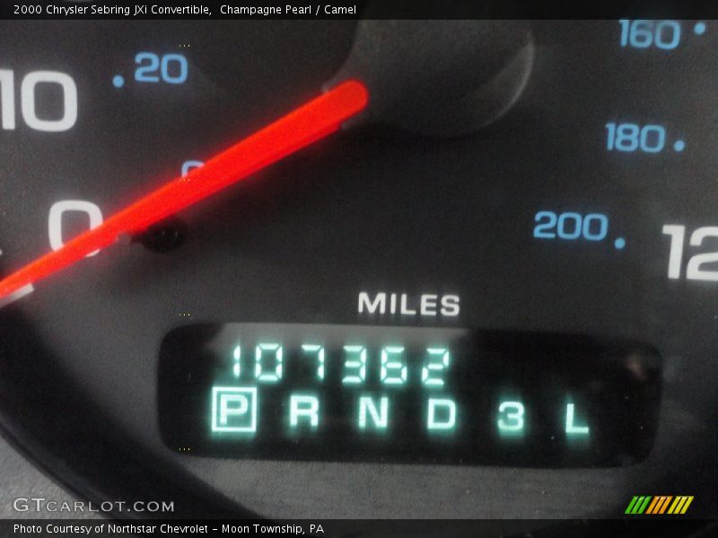 Champagne Pearl / Camel 2000 Chrysler Sebring JXi Convertible