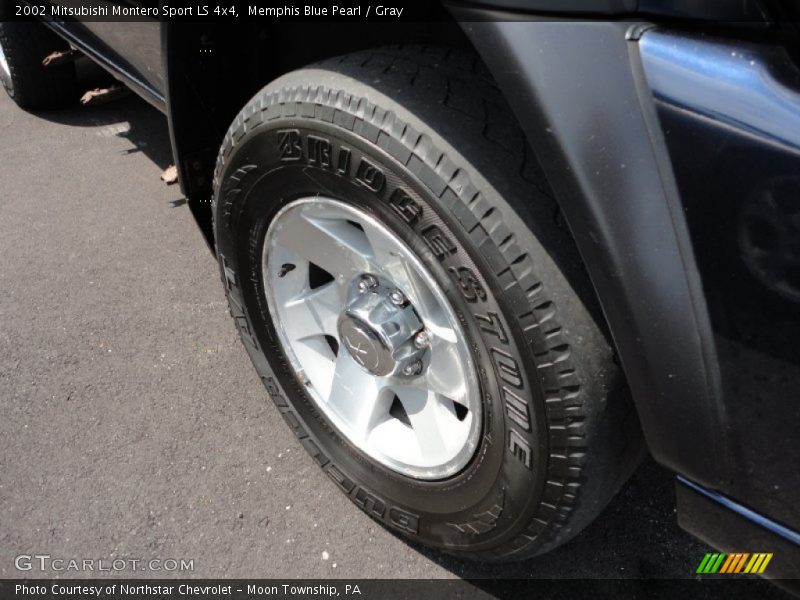 Memphis Blue Pearl / Gray 2002 Mitsubishi Montero Sport LS 4x4