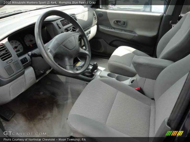  2002 Montero Sport LS 4x4 Gray Interior