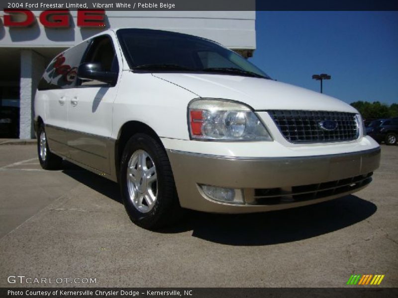 Vibrant White / Pebble Beige 2004 Ford Freestar Limited