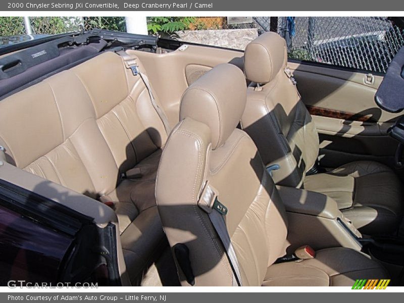 Deep Cranberry Pearl / Camel 2000 Chrysler Sebring JXi Convertible