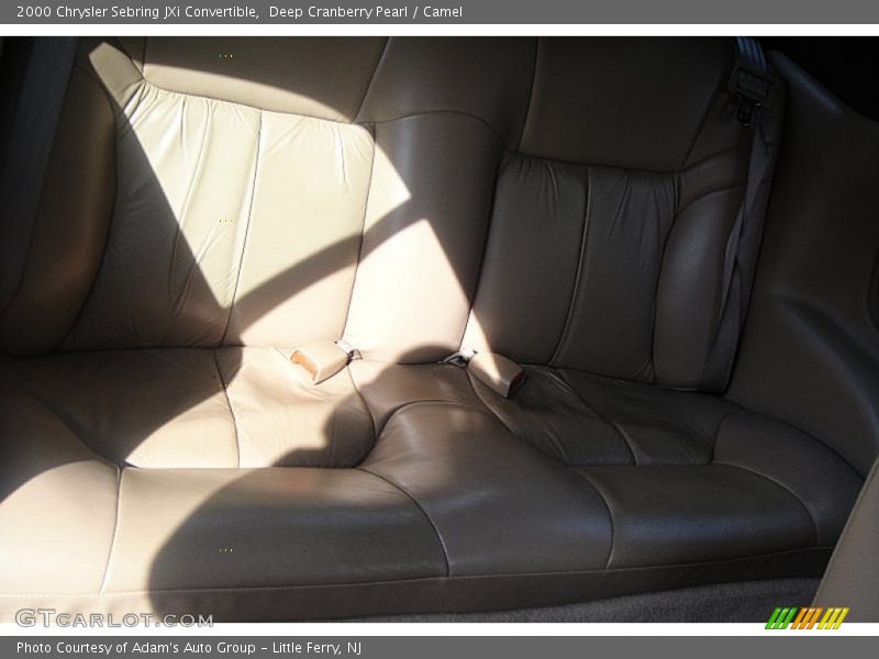 Deep Cranberry Pearl / Camel 2000 Chrysler Sebring JXi Convertible