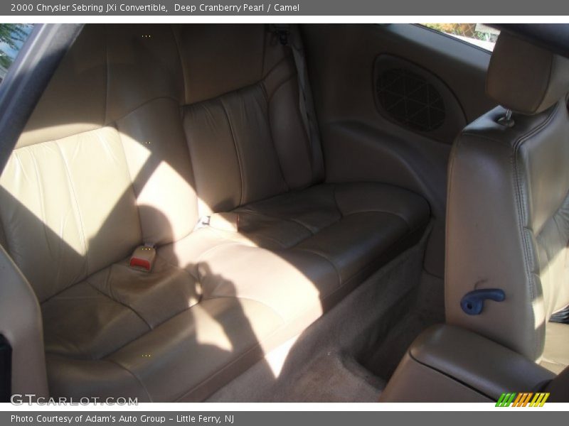 Deep Cranberry Pearl / Camel 2000 Chrysler Sebring JXi Convertible
