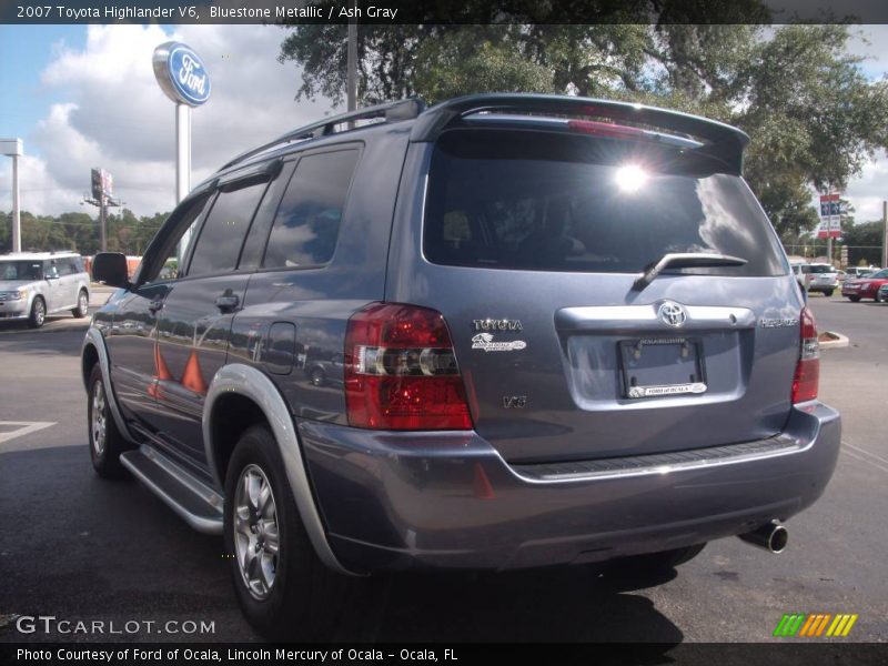 Bluestone Metallic / Ash Gray 2007 Toyota Highlander V6