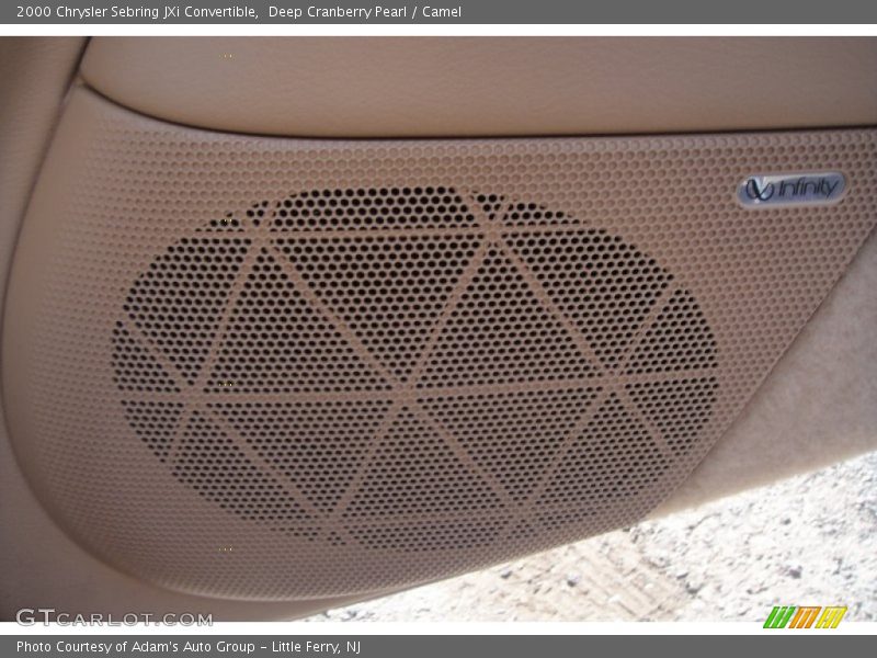 Deep Cranberry Pearl / Camel 2000 Chrysler Sebring JXi Convertible