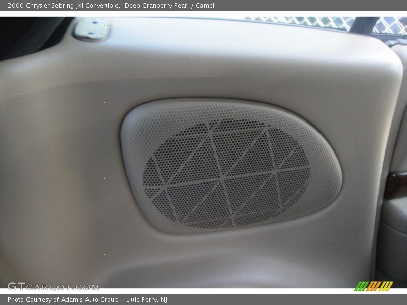 Deep Cranberry Pearl / Camel 2000 Chrysler Sebring JXi Convertible