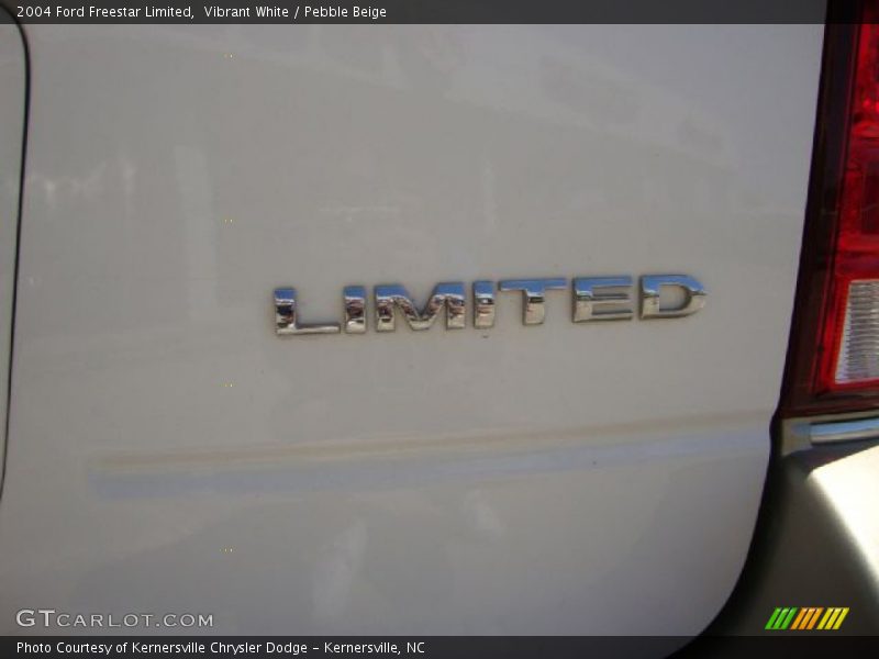Vibrant White / Pebble Beige 2004 Ford Freestar Limited