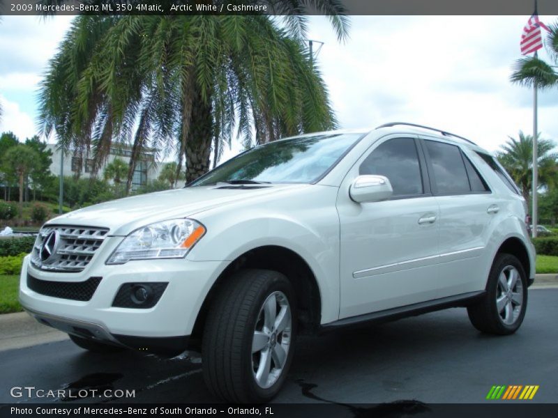 Arctic White / Cashmere 2009 Mercedes-Benz ML 350 4Matic