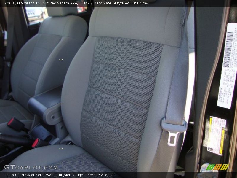 Black / Dark Slate Gray/Med Slate Gray 2008 Jeep Wrangler Unlimited Sahara 4x4