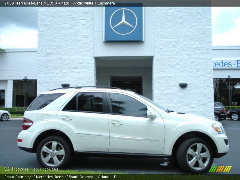 Arctic White / Cashmere 2009 Mercedes-Benz ML 350 4Matic
