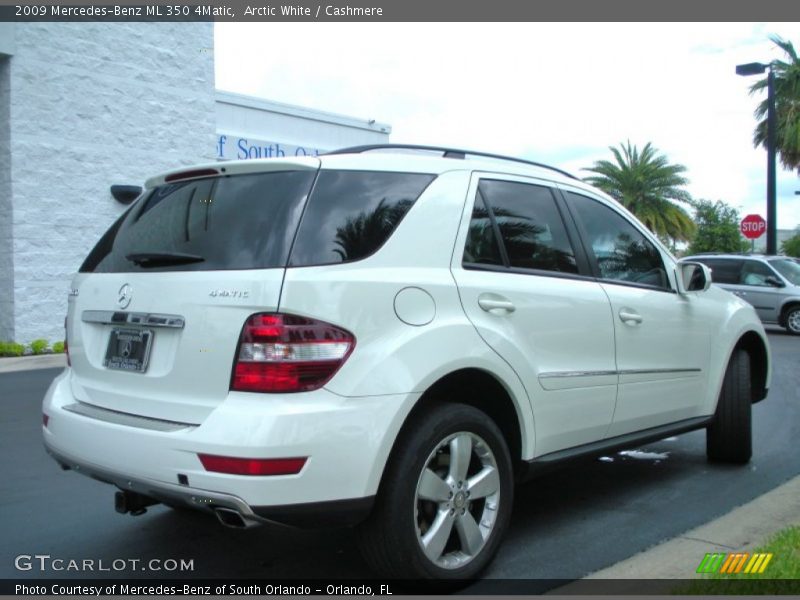 Arctic White / Cashmere 2009 Mercedes-Benz ML 350 4Matic