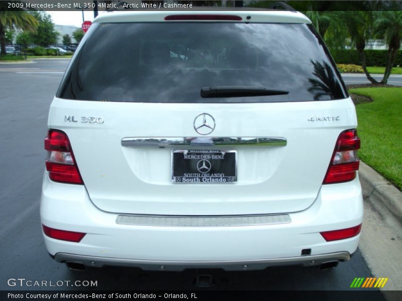 Arctic White / Cashmere 2009 Mercedes-Benz ML 350 4Matic