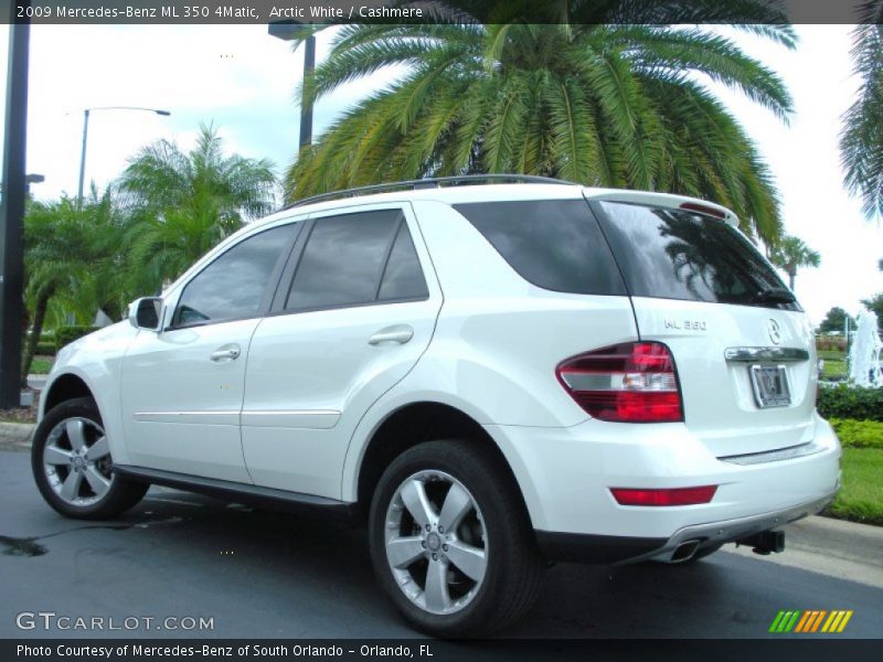 Arctic White / Cashmere 2009 Mercedes-Benz ML 350 4Matic