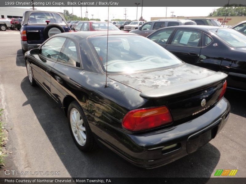 Black Clearcoat / Black/Gray 1999 Chrysler Sebring LXi Coupe