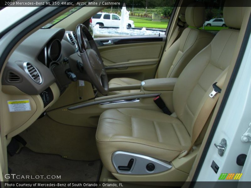 Arctic White / Cashmere 2009 Mercedes-Benz ML 350 4Matic