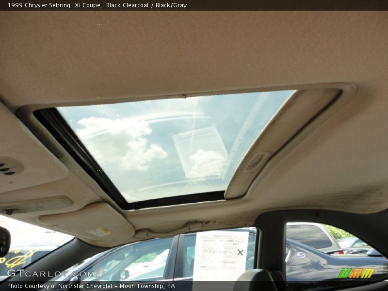 Black Clearcoat / Black/Gray 1999 Chrysler Sebring LXi Coupe