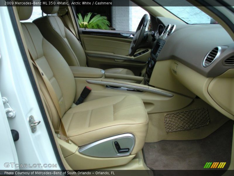Arctic White / Cashmere 2009 Mercedes-Benz ML 350 4Matic