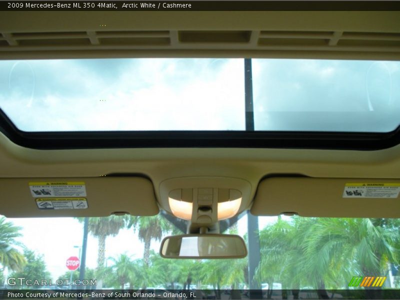 Arctic White / Cashmere 2009 Mercedes-Benz ML 350 4Matic