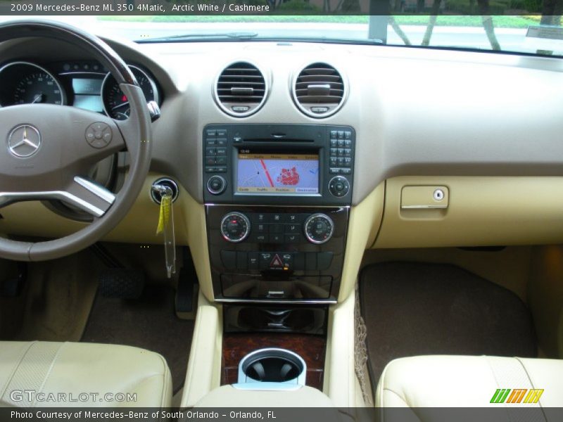 Arctic White / Cashmere 2009 Mercedes-Benz ML 350 4Matic