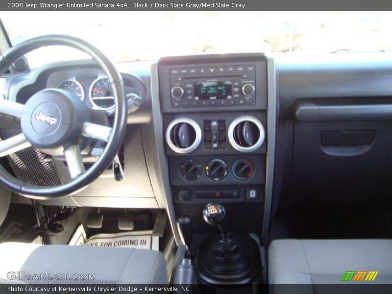 Black / Dark Slate Gray/Med Slate Gray 2008 Jeep Wrangler Unlimited Sahara 4x4