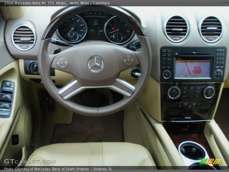 Arctic White / Cashmere 2009 Mercedes-Benz ML 350 4Matic