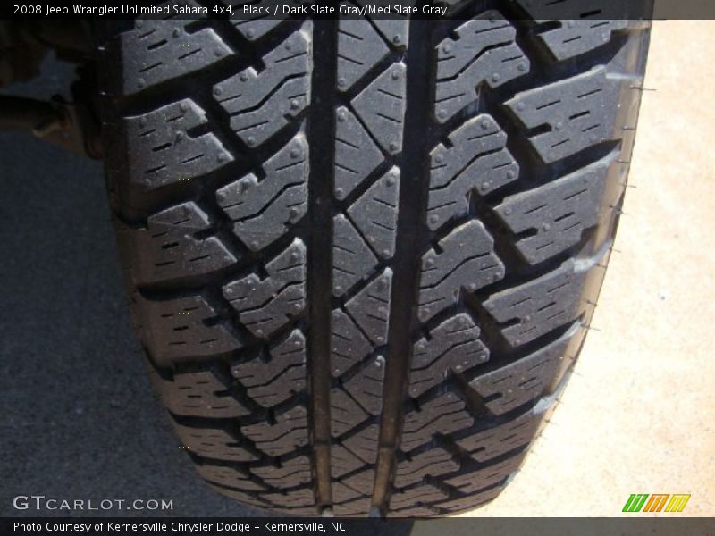 Black / Dark Slate Gray/Med Slate Gray 2008 Jeep Wrangler Unlimited Sahara 4x4