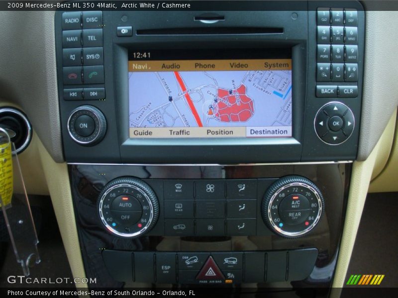 Arctic White / Cashmere 2009 Mercedes-Benz ML 350 4Matic