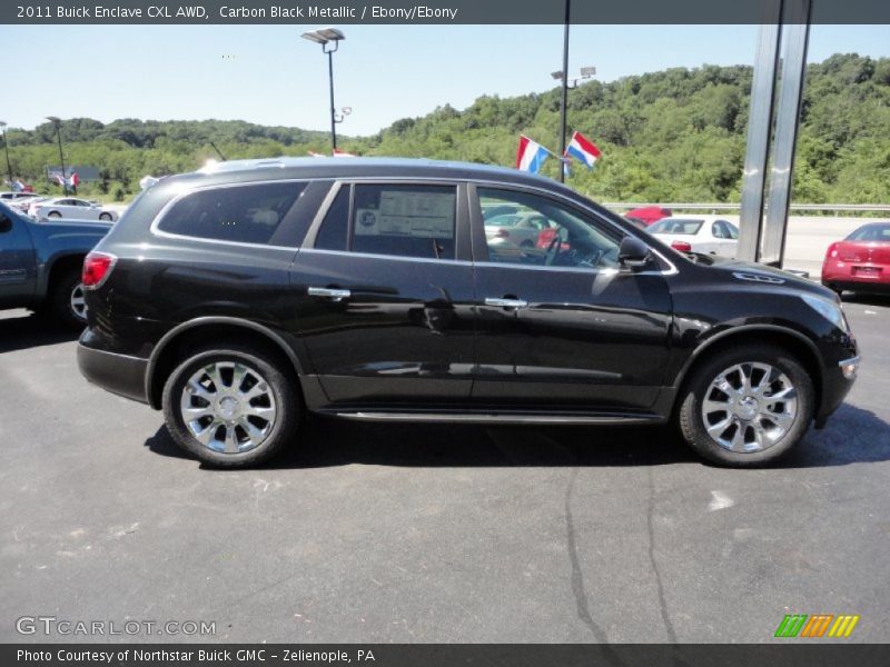 Carbon Black Metallic / Ebony/Ebony 2011 Buick Enclave CXL AWD