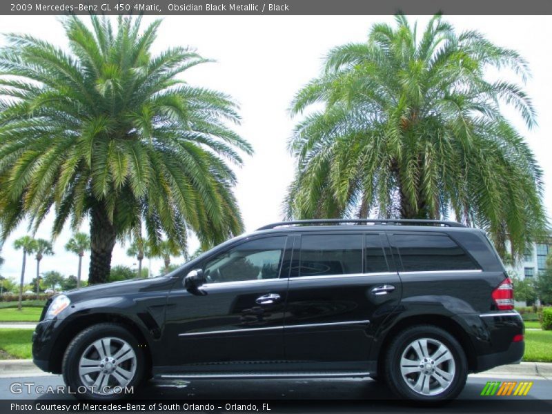 Obsidian Black Metallic / Black 2009 Mercedes-Benz GL 450 4Matic