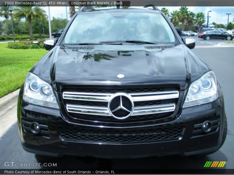 Obsidian Black Metallic / Black 2009 Mercedes-Benz GL 450 4Matic