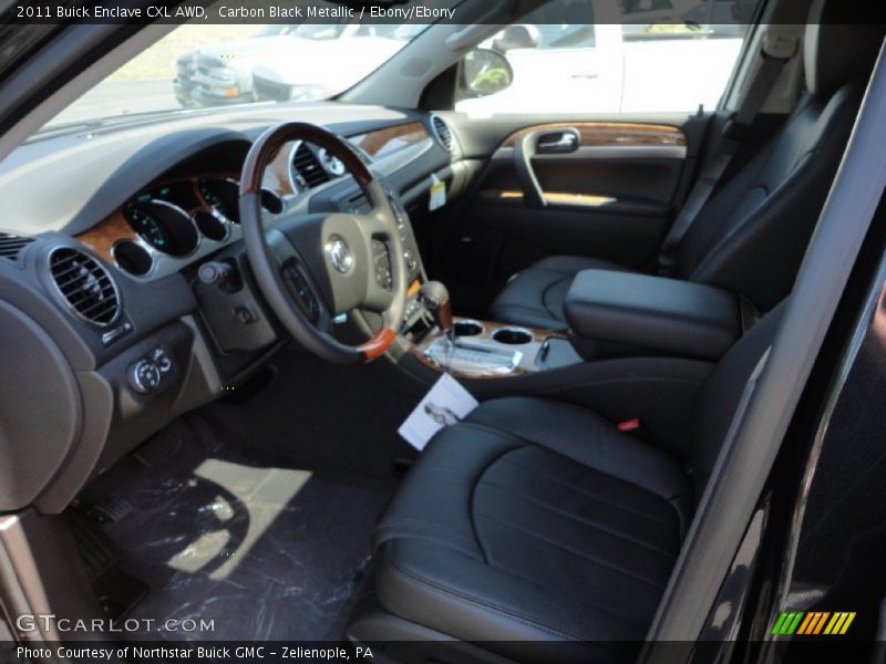 Carbon Black Metallic / Ebony/Ebony 2011 Buick Enclave CXL AWD