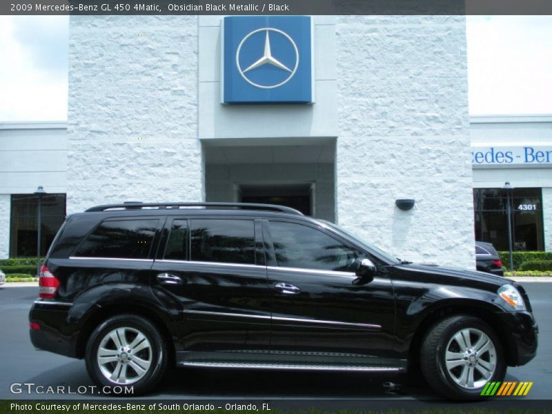 Obsidian Black Metallic / Black 2009 Mercedes-Benz GL 450 4Matic