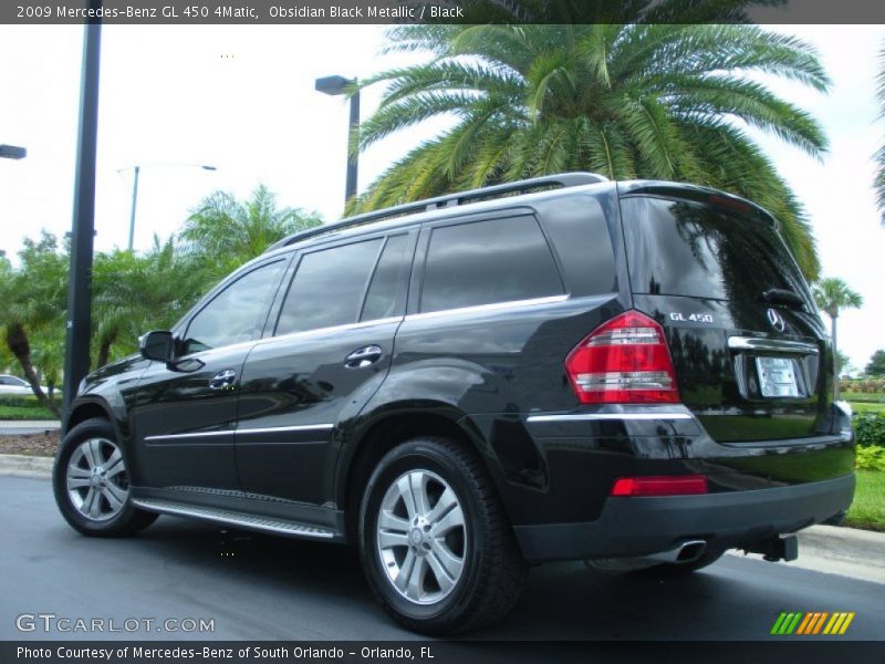 Obsidian Black Metallic / Black 2009 Mercedes-Benz GL 450 4Matic