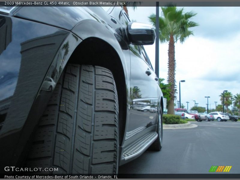 Obsidian Black Metallic / Black 2009 Mercedes-Benz GL 450 4Matic