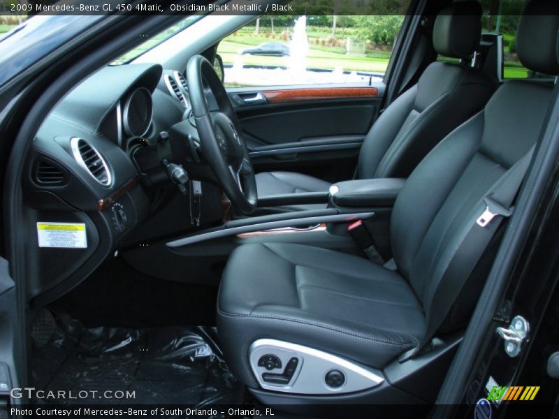 Obsidian Black Metallic / Black 2009 Mercedes-Benz GL 450 4Matic