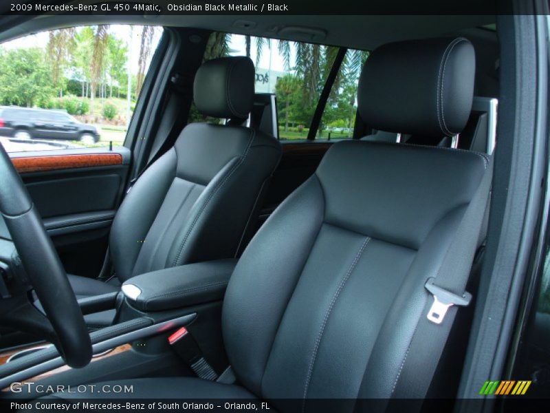 Obsidian Black Metallic / Black 2009 Mercedes-Benz GL 450 4Matic