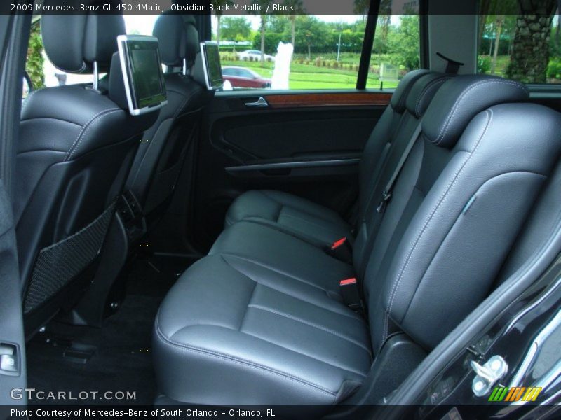 Obsidian Black Metallic / Black 2009 Mercedes-Benz GL 450 4Matic