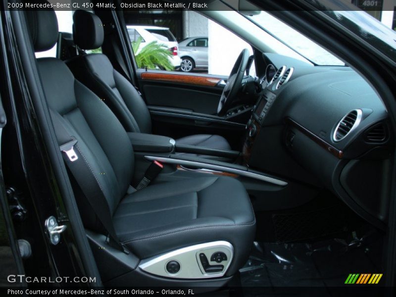 Obsidian Black Metallic / Black 2009 Mercedes-Benz GL 450 4Matic