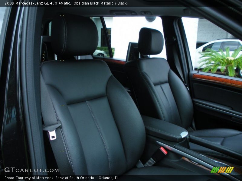 Obsidian Black Metallic / Black 2009 Mercedes-Benz GL 450 4Matic