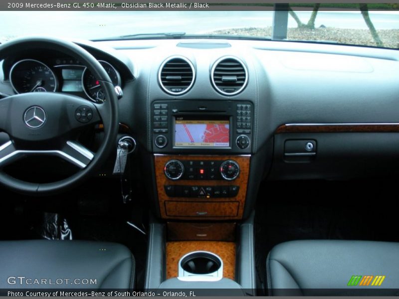 Obsidian Black Metallic / Black 2009 Mercedes-Benz GL 450 4Matic