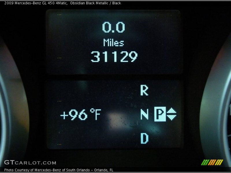 Obsidian Black Metallic / Black 2009 Mercedes-Benz GL 450 4Matic