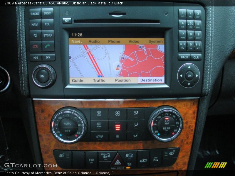 Obsidian Black Metallic / Black 2009 Mercedes-Benz GL 450 4Matic