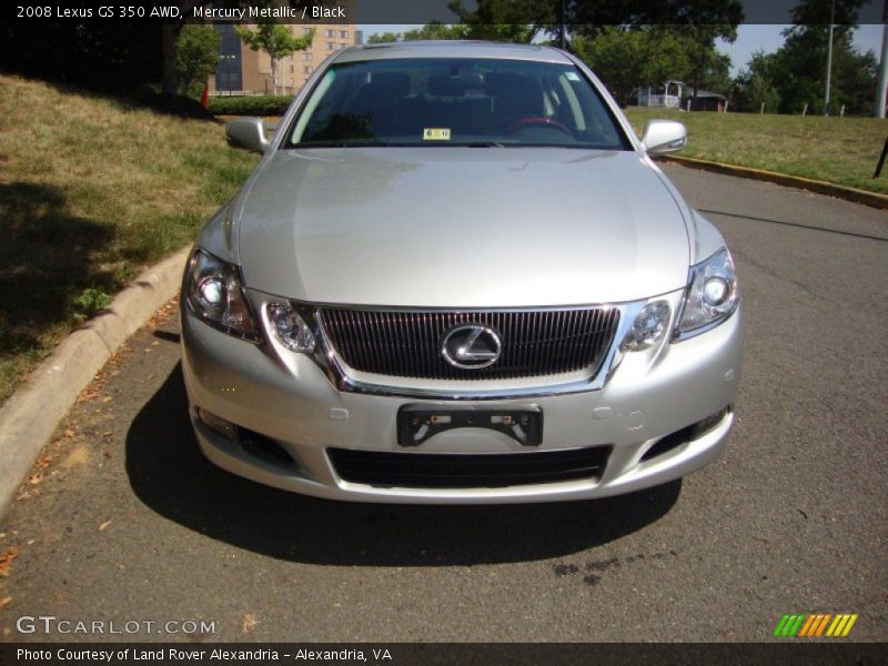 Mercury Metallic / Black 2008 Lexus GS 350 AWD
