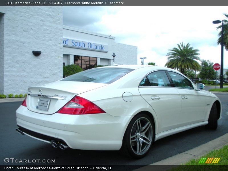 Diamond White Metallic / Cashmere 2010 Mercedes-Benz CLS 63 AMG