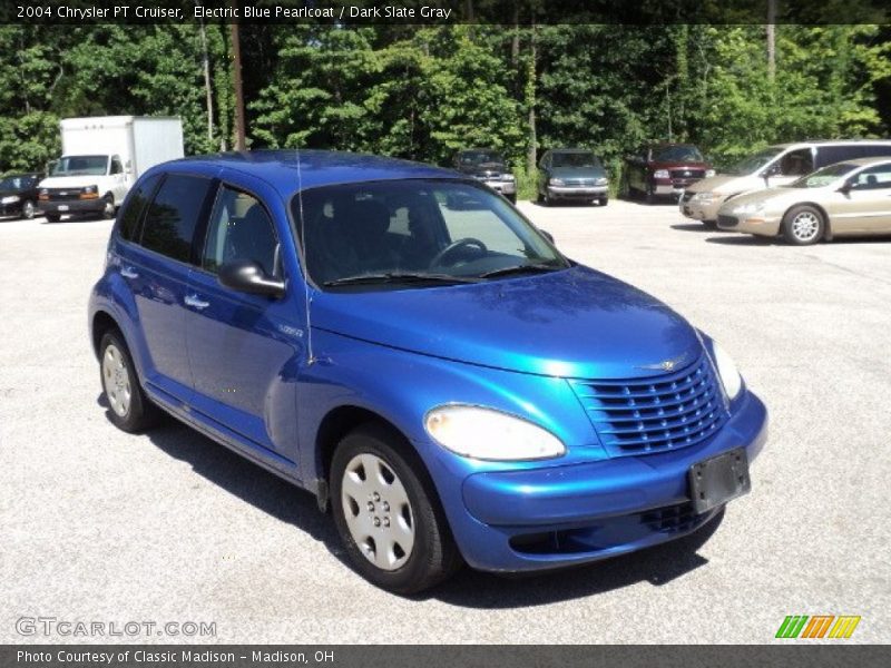 Electric Blue Pearlcoat / Dark Slate Gray 2004 Chrysler PT Cruiser