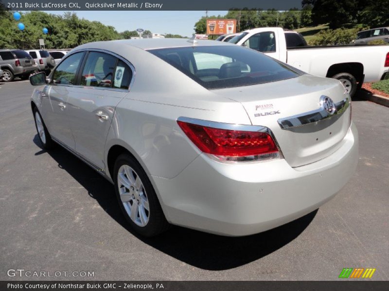 Quicksilver Metallic / Ebony 2011 Buick LaCrosse CXL